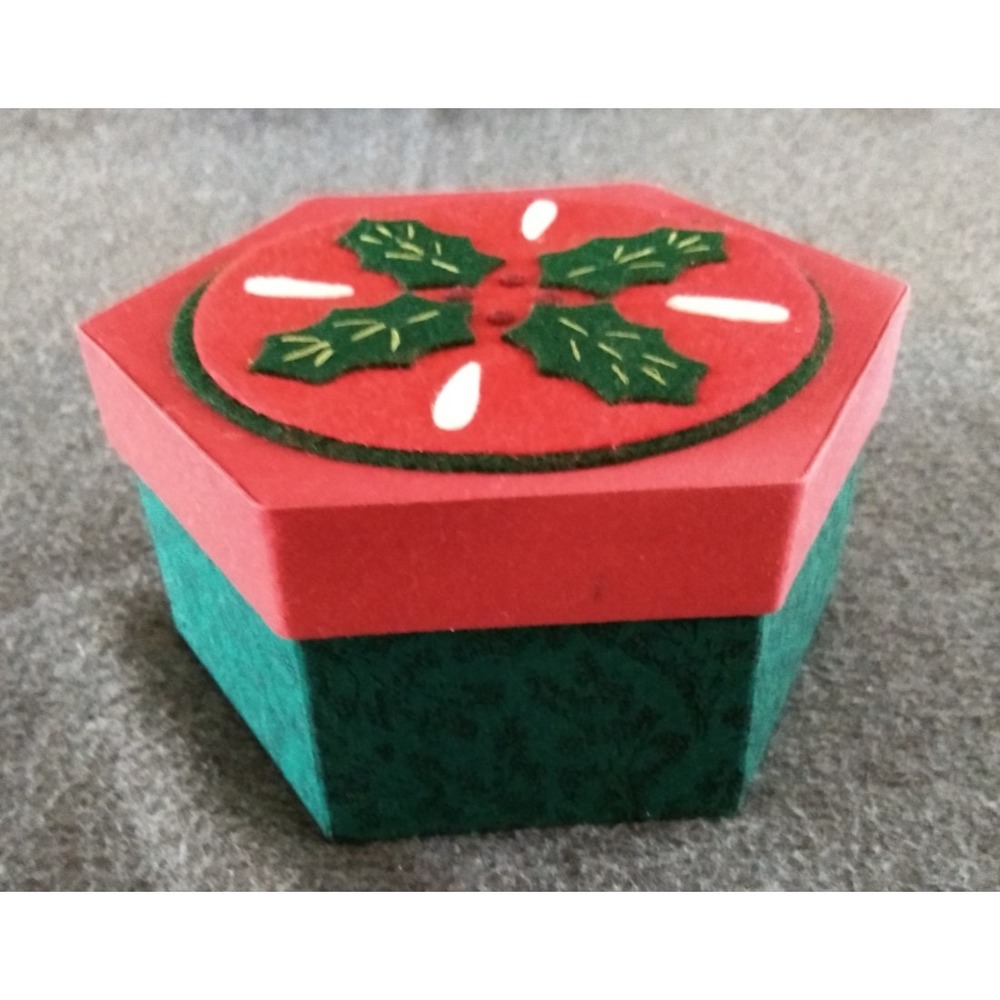 Enesco Floral Wooden Trinket Box Handpainted‎ Museum American Folk Art Gift Box - Picture 16 of 16